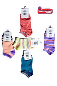 Women Ankle Socks Low Cut Thin Sock Lightweight Pastal Color Soft SockS 5 Pairs, Assorted - Master