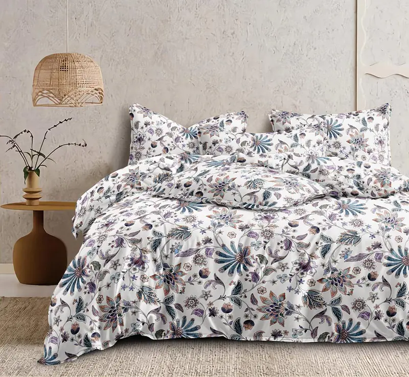 DAIZY King 3pcs Bedsheet Set 1 Bedsheet 2 Pillow Covers Size 108x108 Inches. SET OF 1 ₹ 600/- - Color: white, Size: 108 x 108