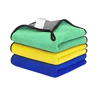 Microfiber Towel for Car Cleaning 800 GSM 60x40 cms (Pack of 3)- Micro Fiber Cleaning Towel, Cloth for Dusting Washing & Mirror Glass Cleaning, Microfibre Cloth for Drying & for Car Detailing - Master