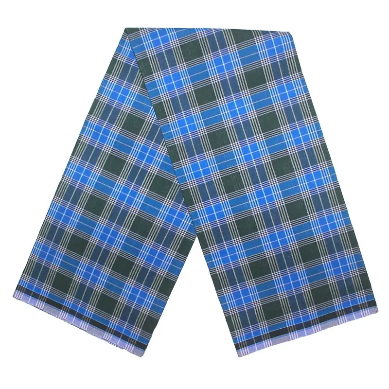 2m Checked Cotton Mens Lungi set of 2 - Master